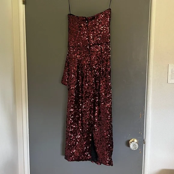 Dress the population Alexis Sequin Midi Dress Xs NWT - Picture 5 of 6